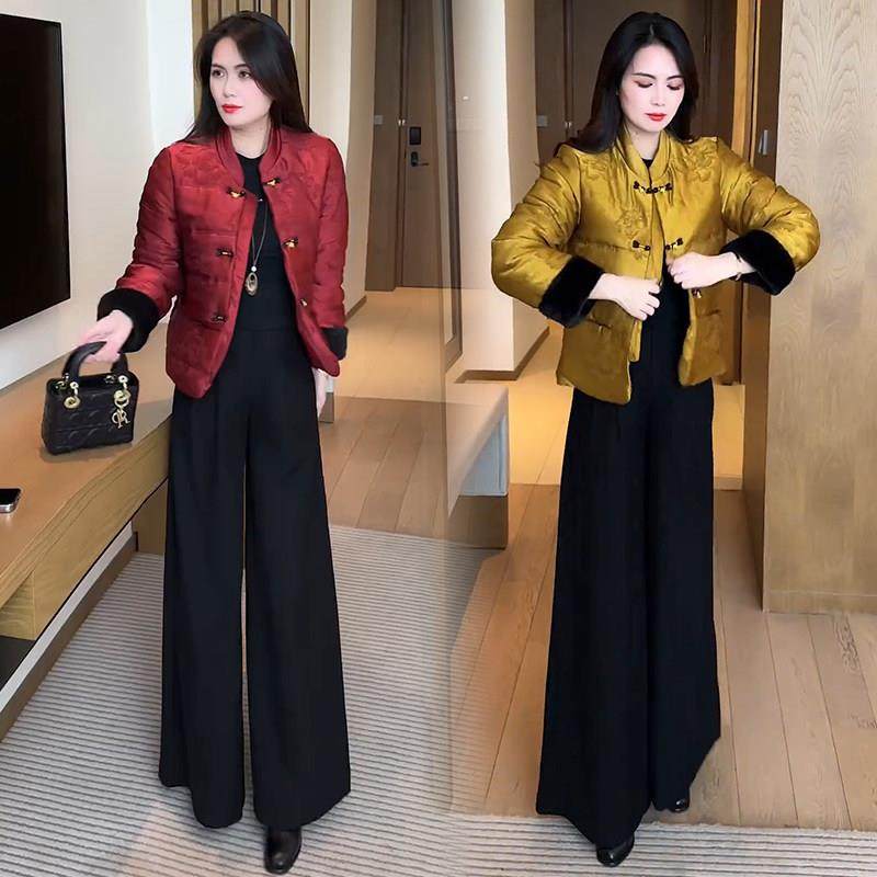 香港代购新中式国风短款棉服女冬季新款显瘦加厚保暖棉衣棉袄外套,女装/女士精品,短外套,淘宝优惠券,粉丝福利购,淘宝优惠卷