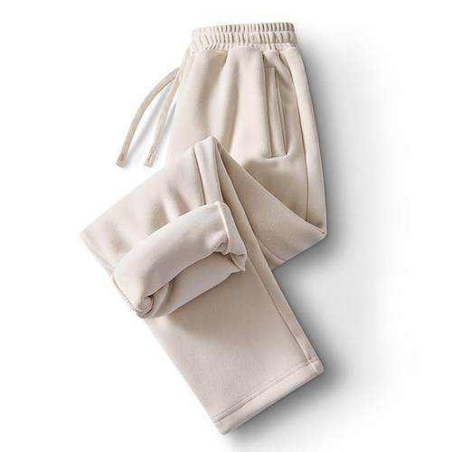 Mostarsea~双面奥利绒运动裤男士秋冬加绒加厚直筒卫裤休闲抓绒裤