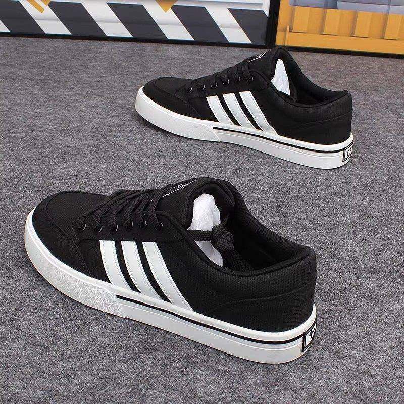 港风情侣帆布鞋男女2025新款覆古透气平底防滑休闲鞋学生百搭板鞋,流行男鞋,帆布鞋,淘宝优惠券,粉丝福利购,淘宝优惠卷