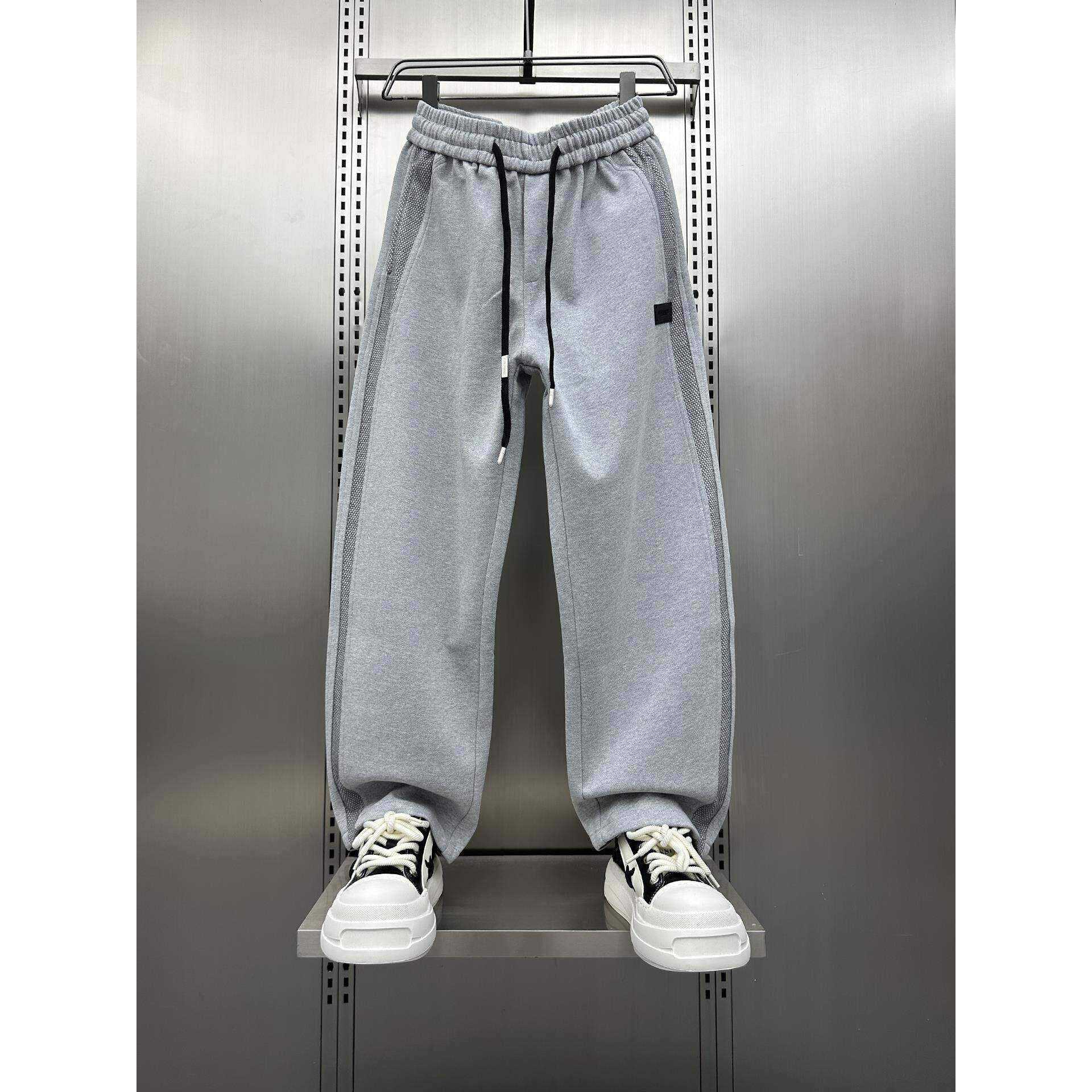 MAROLIO~彰显运动气息！简约设计宽松休闲裤男秋季时尚松紧腰卫裤