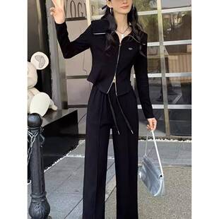 欧洲站运动休闲 套装女2025年新款春秋冬季潮牌小个子时尚爆款大