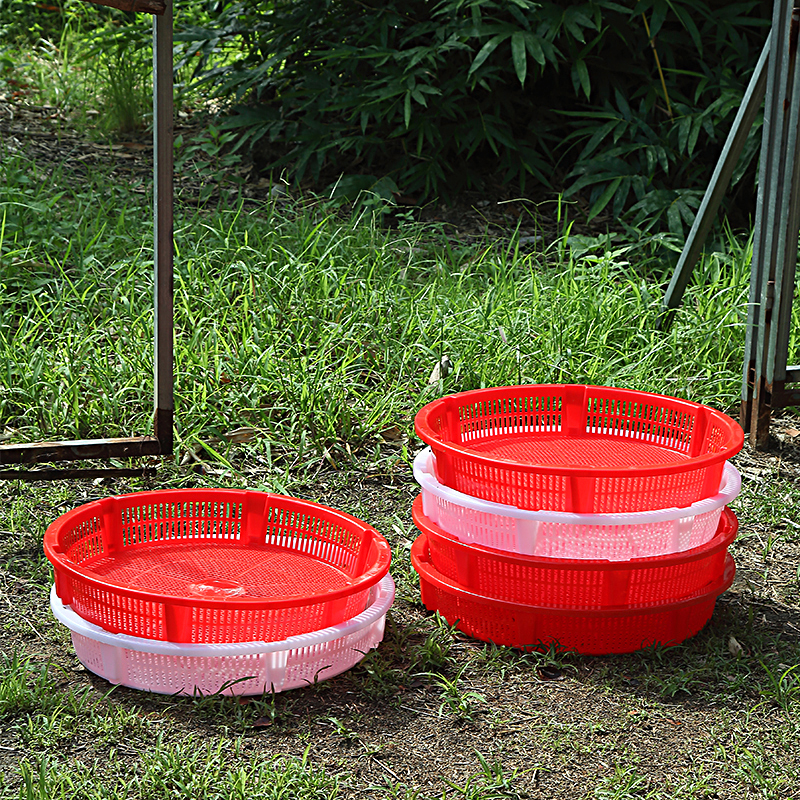 老式洗菜篮子沥水筛潮汕粿沥水箩晾晒筐家用喜事镂空圆框可叠多层