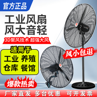 大风力工业风扇强力落地风扇家用除甲醛电风扇工厂商用挂壁风扇
