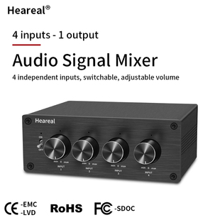 4-in 1-out Audio signal mixer