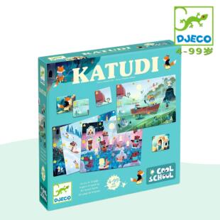 DJECO卡图对应智荷儿童学生休闲桌面游戏益智逻辑亲子拼图4岁以上