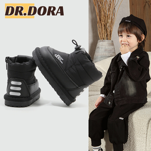 子加厚女学步 棉靴宝宝鞋 DR.DORA朵拉博士冬季 儿童雪地靴男童潮款