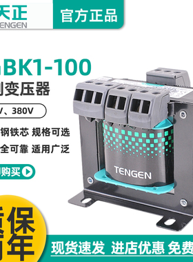 天正TGBK1-100VA 隔离机床控制变压器交流380 220变220 110 36 24