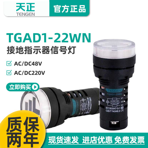 TGAD1-22WN接地指示器信号灯