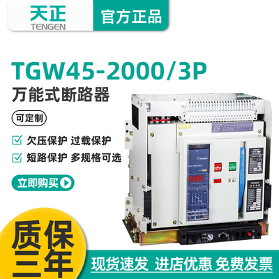 天正电气TGW45-2000万能式断路器