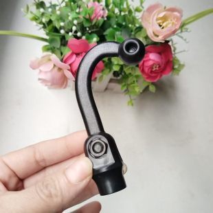 17mm球头手机夹专用3 4手机支架配件软管球头夹子 8弯拐1