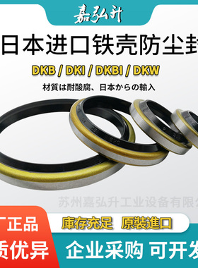 日本进口油封DKB150*170*10/14铁壳骨架防尘密封AR4615E5耐温耐磨