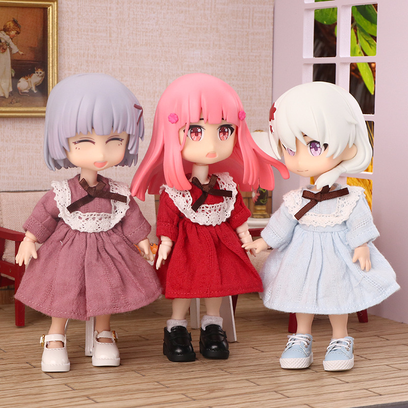 动漫OB11娃衣洛丽塔连衣裙12分素体可穿BJD娃娃配饰GSC现货