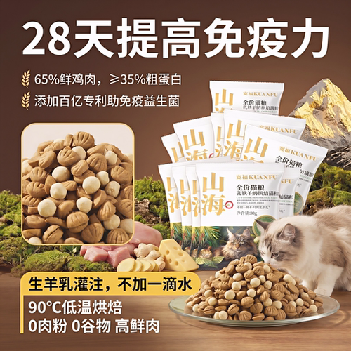 【28天提高免疫】乳铁山海烘焙粮