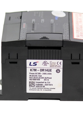 LS产电PLC K7M-DR10UE K7M-DR14UE K7M-DR20UE K7M-DR30UE全新