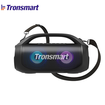 Tronsmart bang se蓝牙音箱超重低音炮便携式户外防水音响带彩灯
