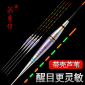 日夜两用电子浮漂芦苇夜光漂高灵敏加粗黑坑流氓超长鲤鲫鱼电子漂
