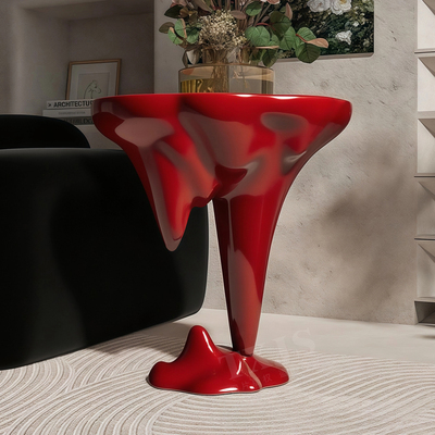 山镜像边几设计师简约小茶几沙发咖啡桌客厅用创意床头阳台角几