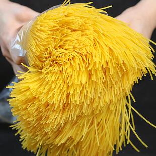 直供5斤装玉米面条正宗东北碴条鲜挂面粗粮细作速食叉插条面纯黄