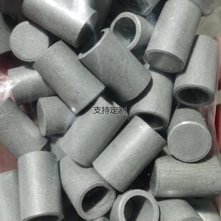 滤芯定制现货12.5*9.2*20一端密封5微米过滤杯不锈钢粉末烧结多孔