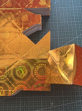 半成品方锭方宝纸7×7厘米白底加厚型纯手工折纸