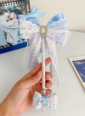 七彩泡芙蕾丝蝴蝶结流沙笔刀手账开箱美工刀精致开箱神器可换刀片