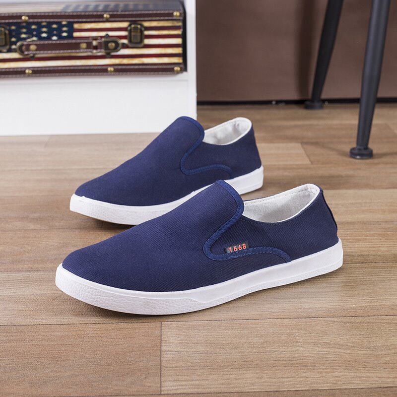 Summer men casual canvas shoes 新品男士一脚蹬透气舒适布鞋|ruв категории Мужская обувь, холст обувь - от Buy2taobao.com для оказания профессиональной услуги покупки агента Taobao