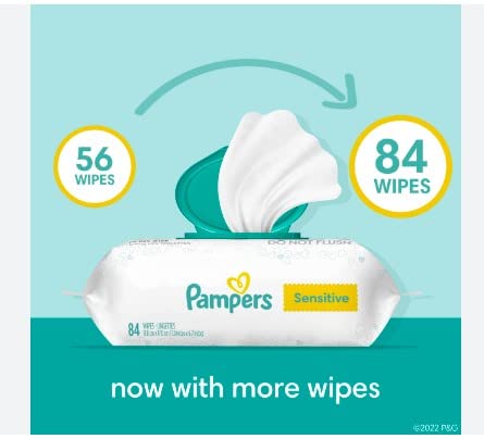 Pampers Sensitive Wipes Single pack 84 count