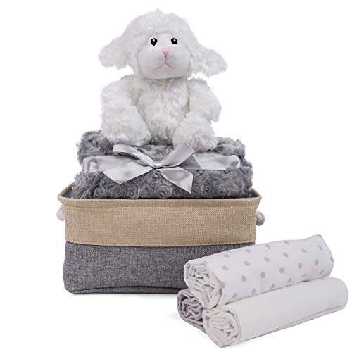 baby sheep and receiving towel gift set (neutral  baby)婴儿