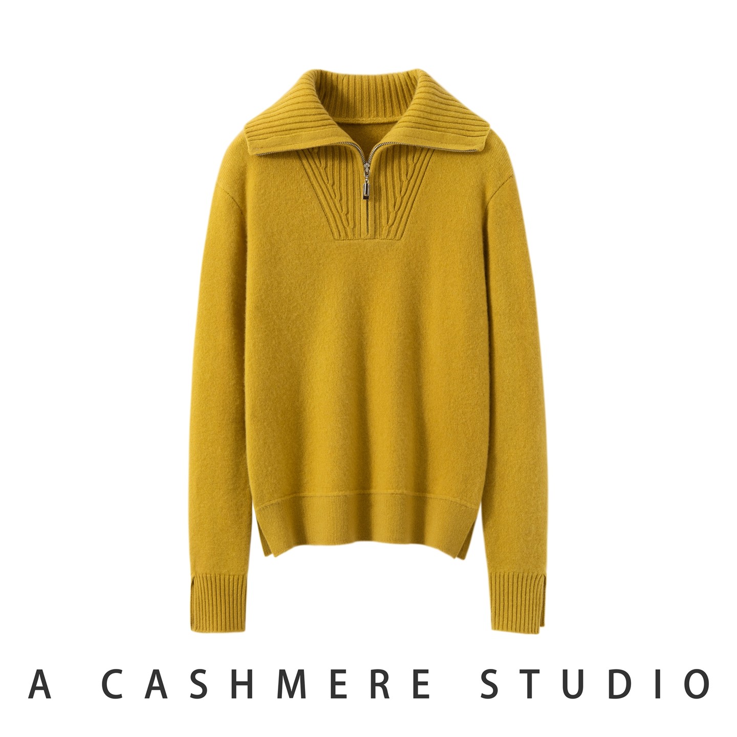 LP同款100%纯山羊绒衫女半开拉链宽松套头毛衣时尚显瘦高级针织衫,女装/女士精品,羊绒衫,淘宝优惠券,粉丝福利购,淘宝优惠卷