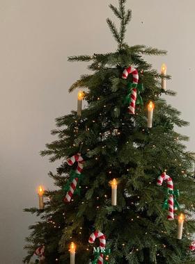 2025新款Christmas  decoration 圣诞树装饰夹子电子蜡烛氛围灯