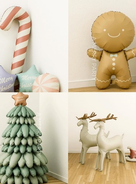 Christmas Balloons 哑光氛围气氛布置装饰气球商店居家小众节日