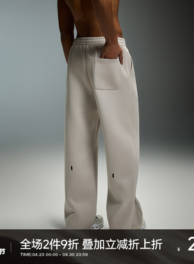 CH空气层卫裤男运动长裤2026春季新品男士直筒裤简约宽松休闲裤