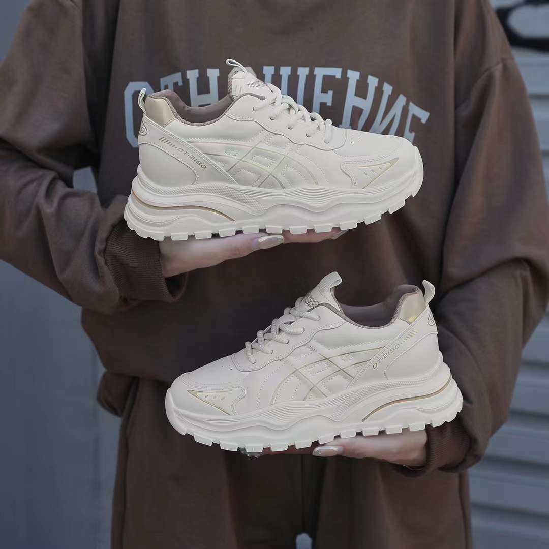 巨日软底中跟运动女鞋2024秋新款2531226软牛皮车缝线系带休闲鞋,女鞋,时尚休闲鞋,淘宝优惠券,粉丝福利购,淘宝优惠卷