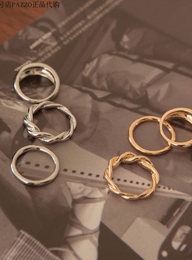 许路儿LUREHSU正品代购R211056合金戒指三件組（2色入）