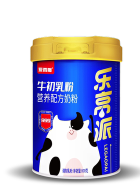 爱西姆乐高派牛初乳粉800g营养配方奶粉用于3岁以上26年10月到期