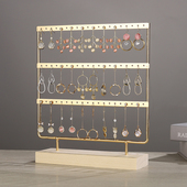 耳环架家用首饰架挂耳钉饰品收纳架耳饰收纳卡纸架摆摊饰品展示架