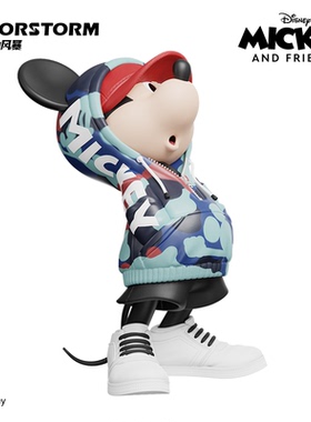 【GISO】现货迪士尼魔力风暴潮服米奇15cm卫衣米奇潮玩桌面手办