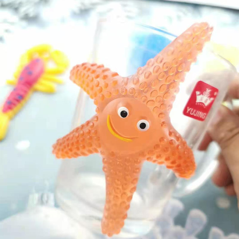인터넷 연예인 어린이 끈적 벽 장난감 해양 동물 창조적 인 부드러운 접착제 시뮬레이션 감압 및 감압 핀치 재미있는 장난