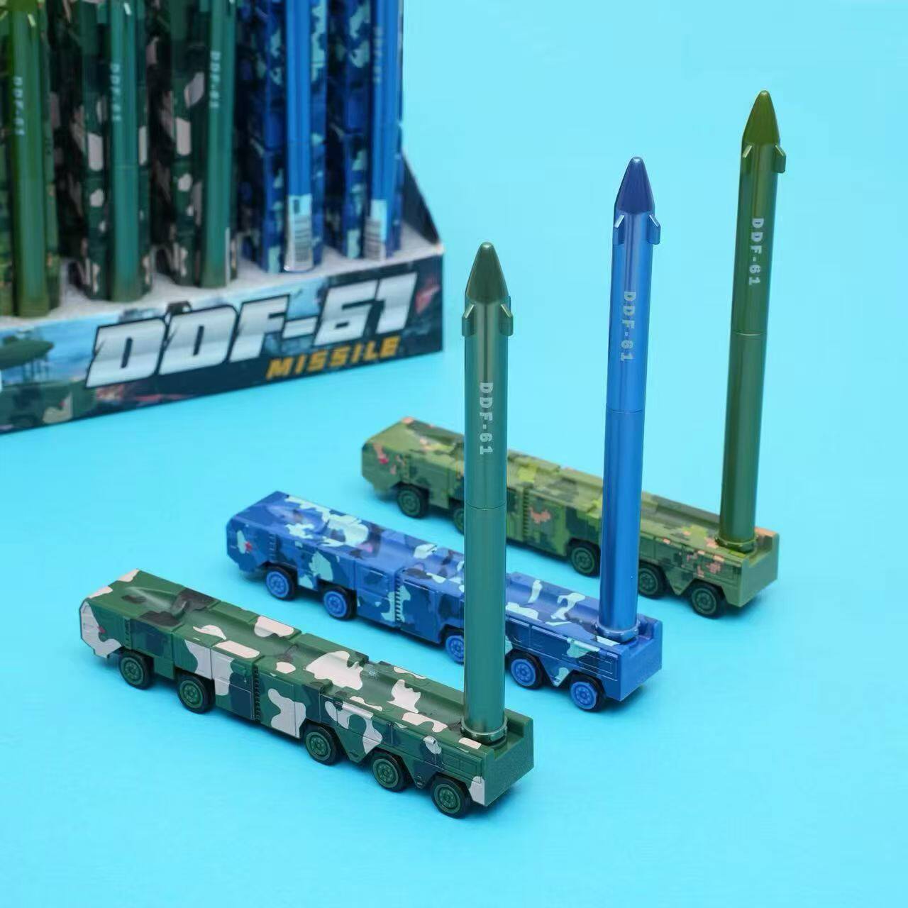 东风61导弹车中性笔男孩仿真造型笔东风41笔创意伸缩笔模型礼品,文具电教/文化用品/商务用品,中性笔,淘宝优惠券,粉丝福利购,淘宝优惠卷