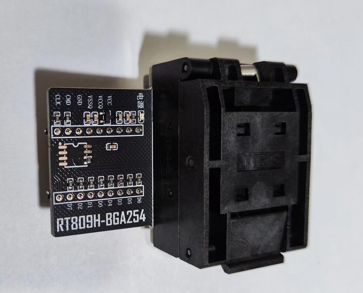 BGA254测试座，emmc测试座,809h编程器专用测试座图片