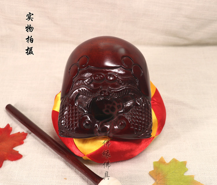 寺庙用品法器木鱼台湾精雕