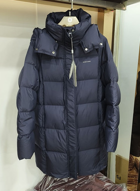 专柜正品女装2025冬新女式加厚中长款新国标90白鸭绒羽绒服HC302