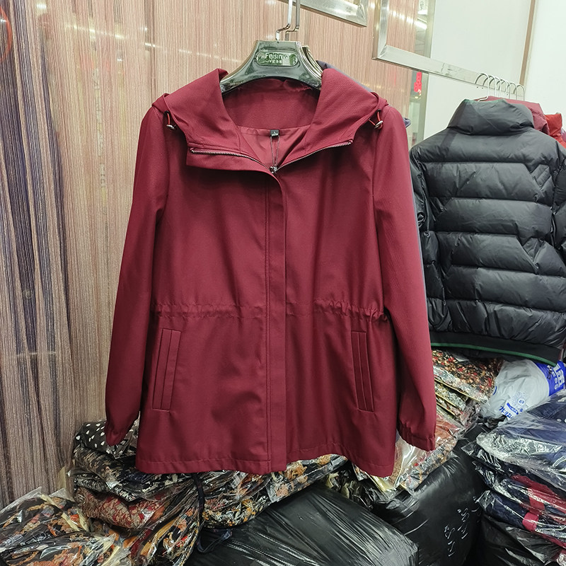 正品妃诗雅6328春季风衣