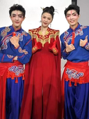 演出服定制表演服新款 2025年央视春晚同款 潮起舞英歌舞蹈服装 男女