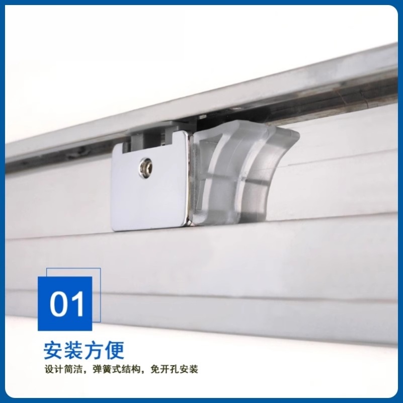 浴屏滑轮左右门顶限位器移门定位器浴室门滑轮定位器玻璃门止位器