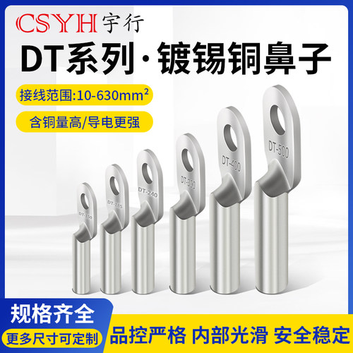 国标DT-6平方DT镀锡铜鼻子csyh