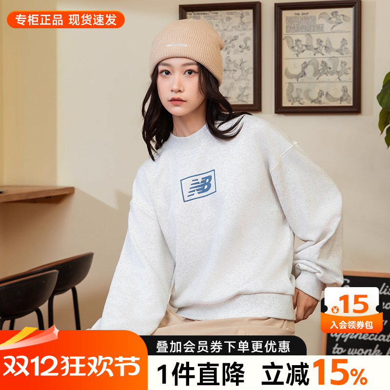 女卫衣NEWBALANCE圆领套头衫
