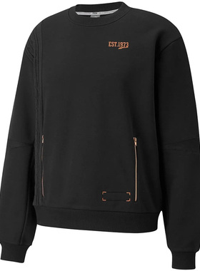 Puma彪马男装2026新款卫衣运动休闲跑步保暖舒适套头衫男532207