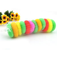 Nylon plastic cleaning balls, kitchen pot scrubbing balls, pot washing balls, nano steel wool balls, cleaning balls, dishwashing sponges, magic tools thumbnail 3