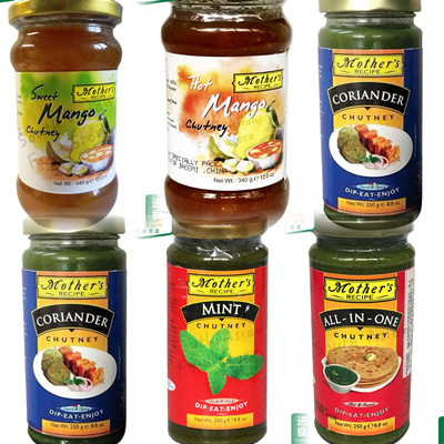 Mint chutney  Sweet mango chutney  All in one chutney